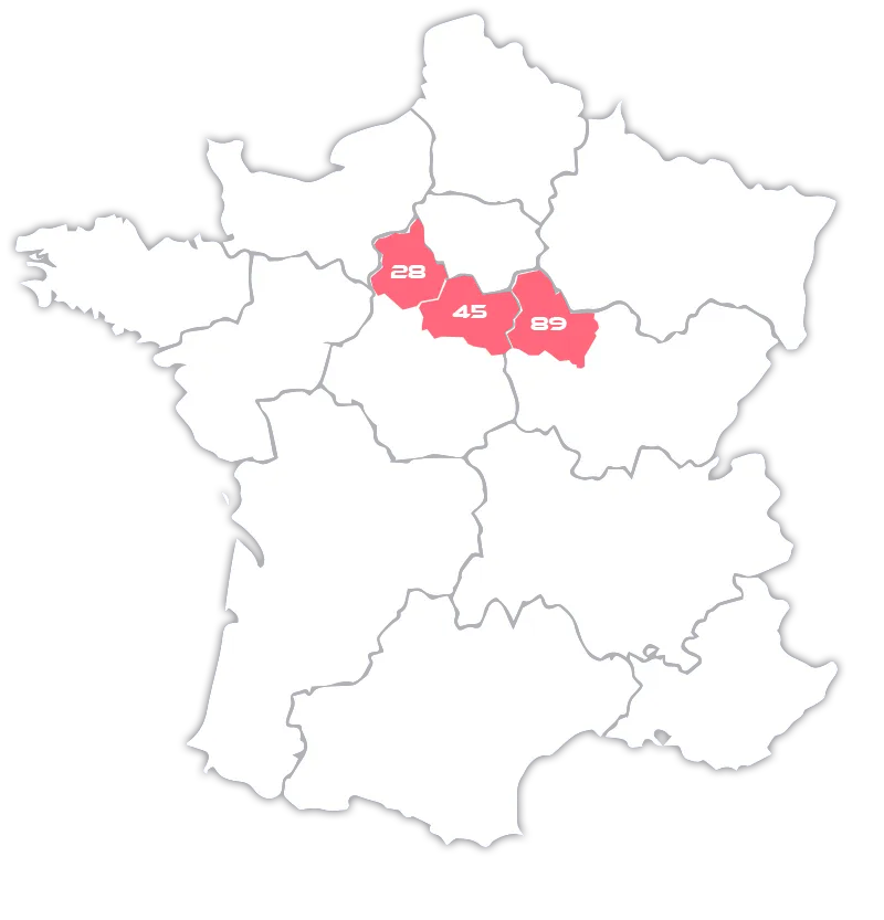 carte-matos45 Isolation Projetée Orléans Technics Sols
